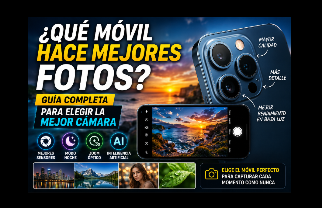 ¿Qué móvil hace mejores fotos? Guía completa para elegir la mejor cámara