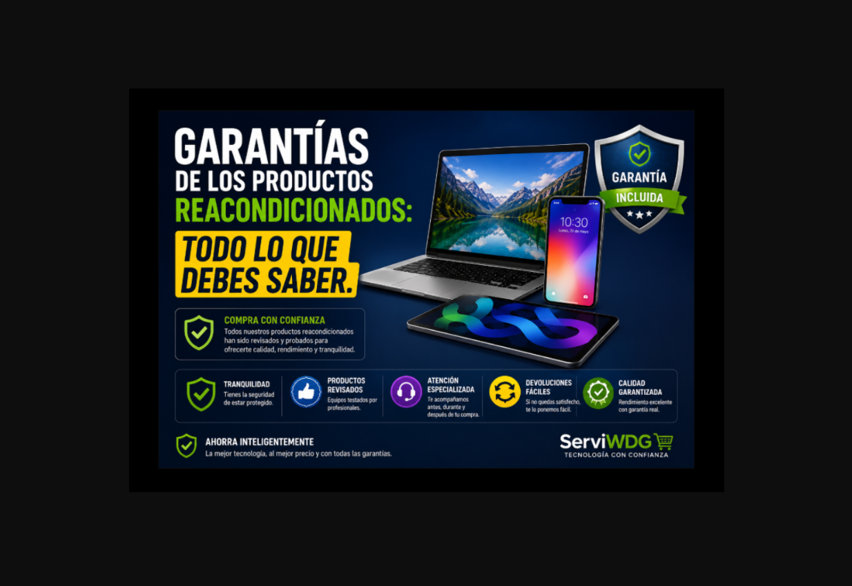 Garantías de los productos reacondicionados: todo lo que debes saber antes de comprar