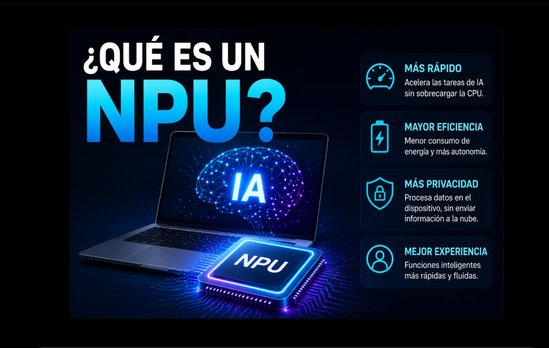¿Qué es un NPU? La tecnología que impulsa la Inteligencia Artificial en tu ordenador