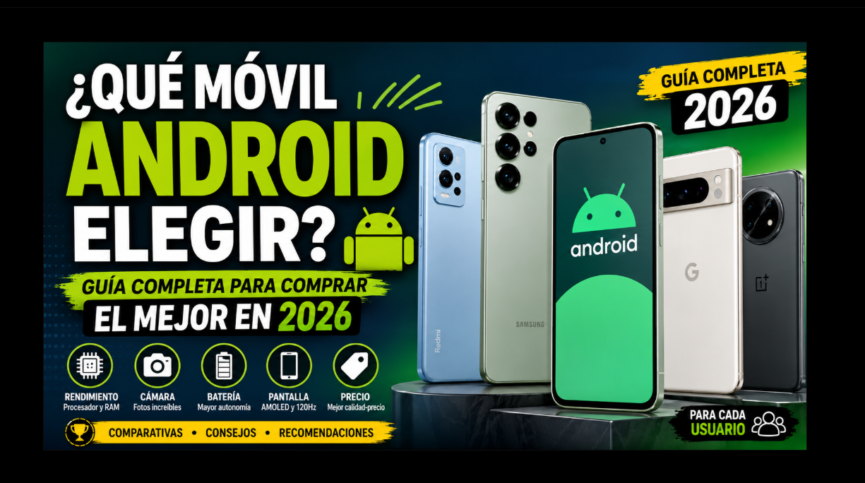 ¿Qué móvil Android elegir? Guía completa para comprar el mejor en 2026