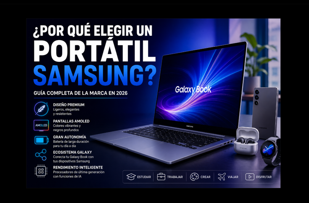 ¿Por qué elegir un portátil Samsung? Guía completa de la marca en 2026