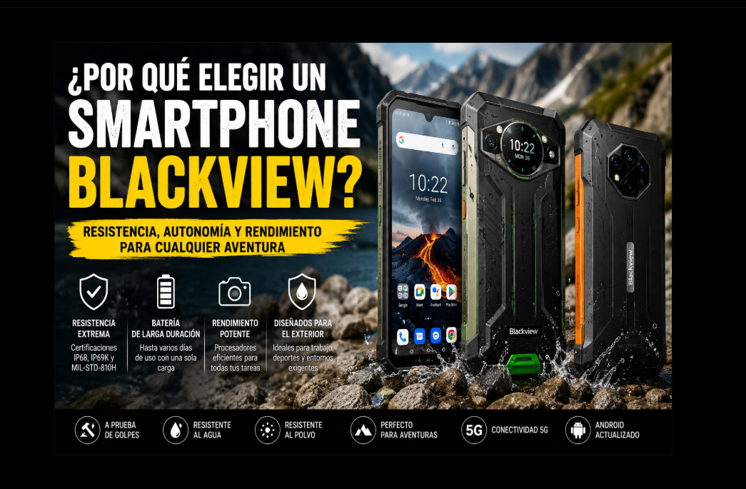 ¿Por qué elegir un smartphone Blackview? Guía completa de la marca en 2026