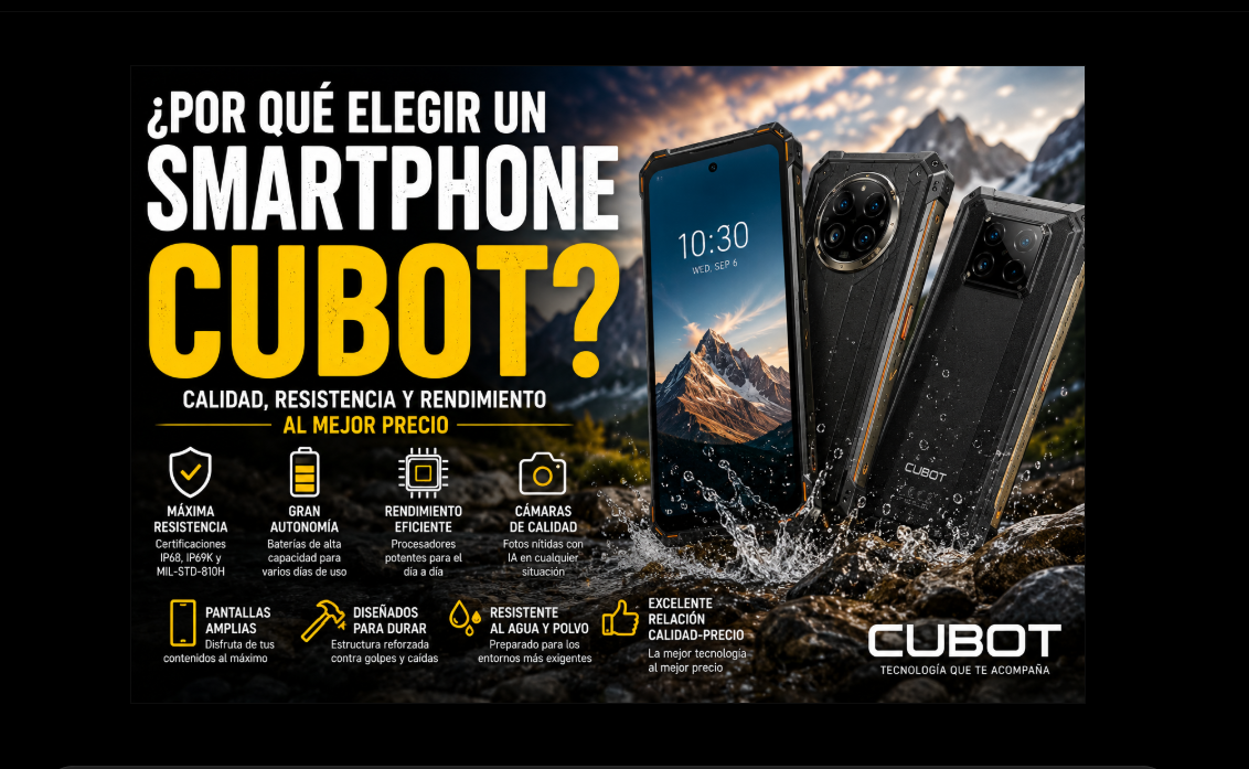 ¿Por qué elegir un smartphone Cubot? Guía completa de la marca en 2026