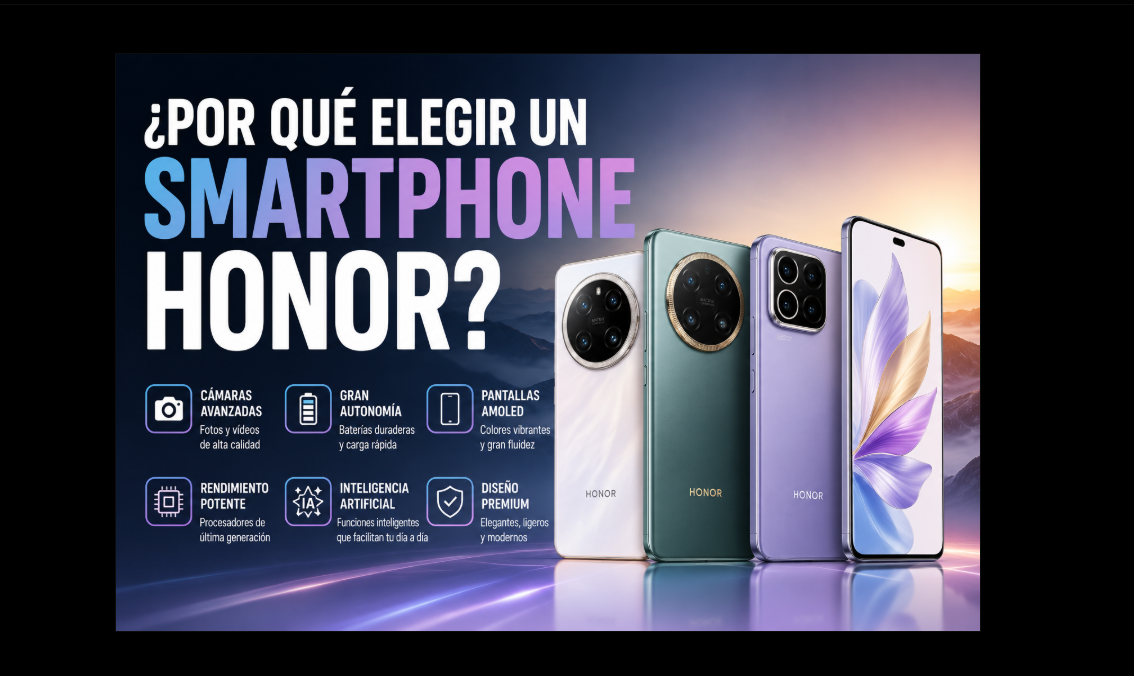 ¿Por qué elegir un smartphone HONOR? Guía completa de la marca en 2026