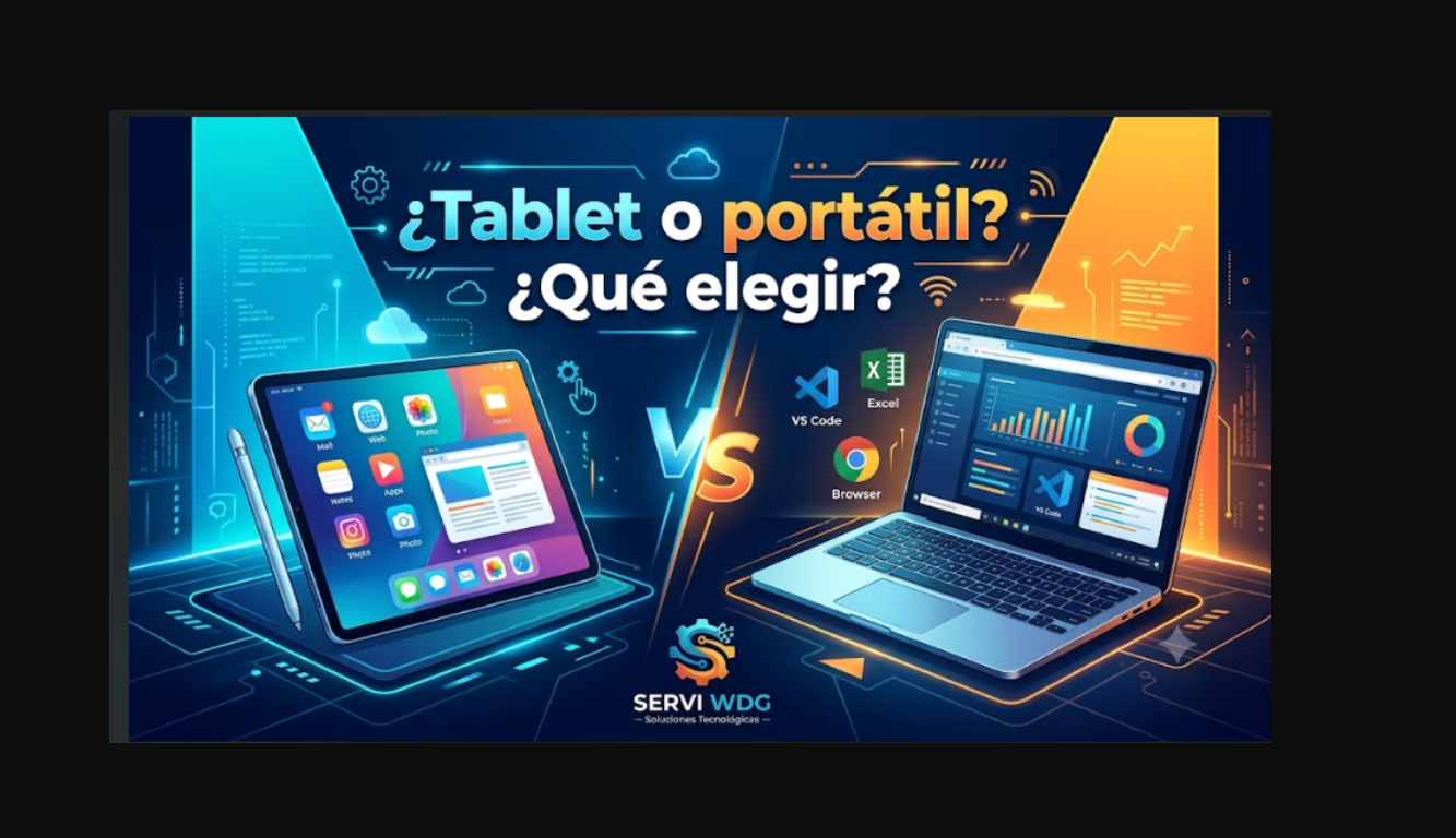 ¿Tablet o portátil? ¿Qué elegir? Guía para tomar la mejor decisión