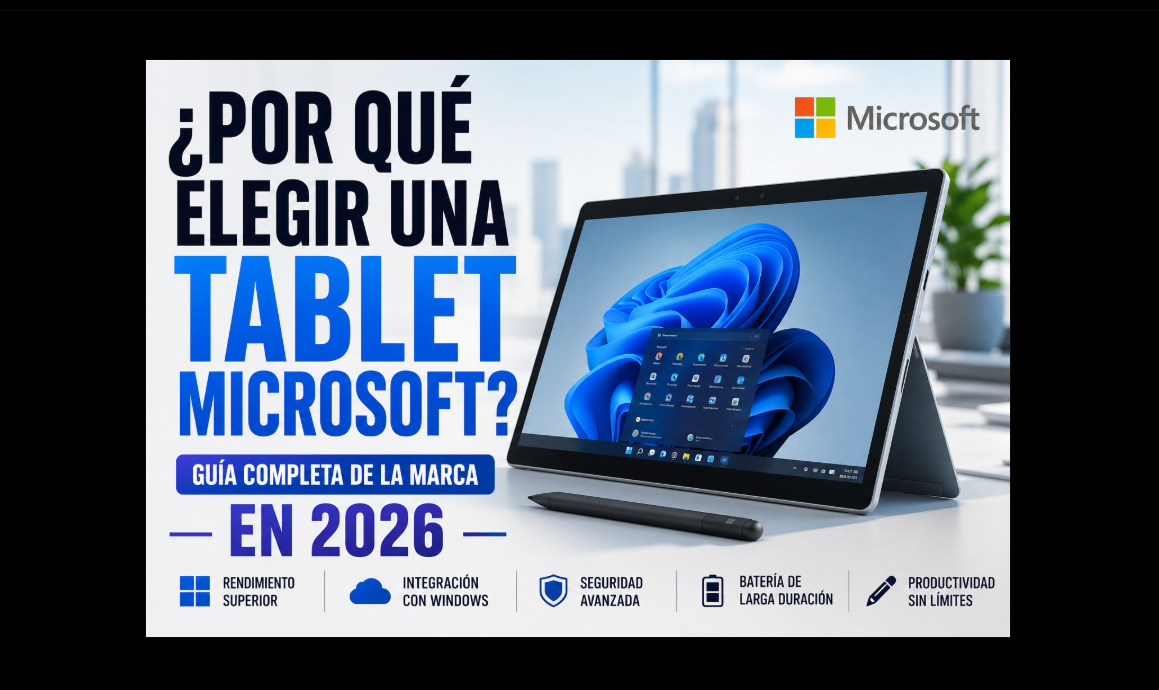 ¿Por qué elegir una tablet Microsoft? Guía completa de la marca en 2026