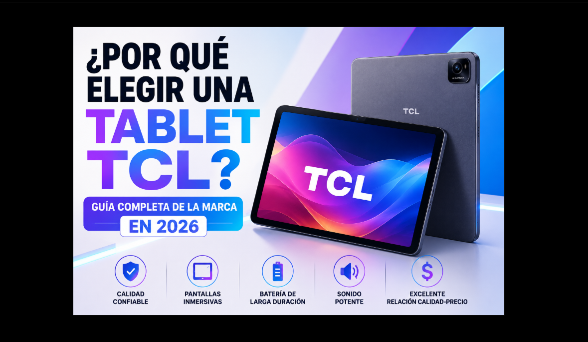 ¿Por qué elegir una tablet TCL? Guía completa de la marca en 2026