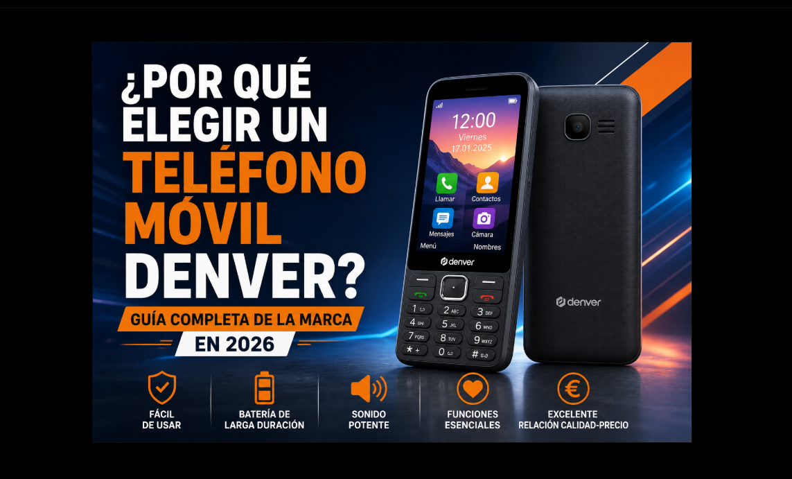 ¿Por qué elegir un teléfono móvil Denver? Guía completa de la marca en 2026