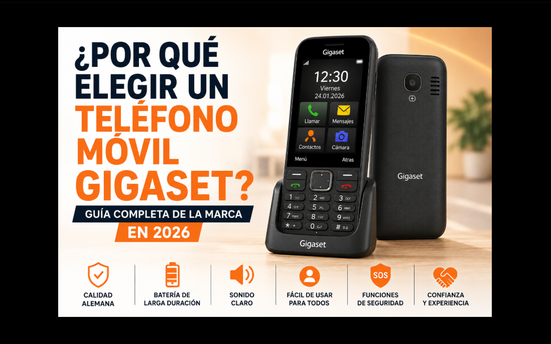 ¿Por qué elegir un teléfono móvil Gigaset? Guía completa de la marca en 2026