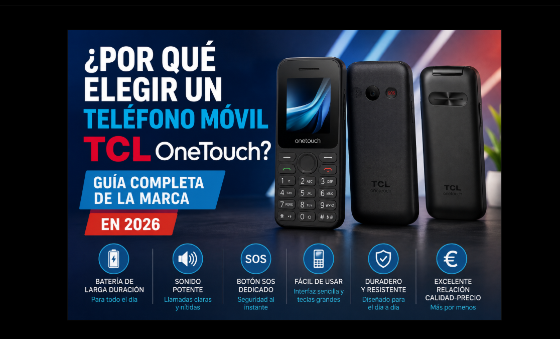 ¿Por qué elegir un teléfono móvil TCL OneTouch? Guía completa de la marca en 2026