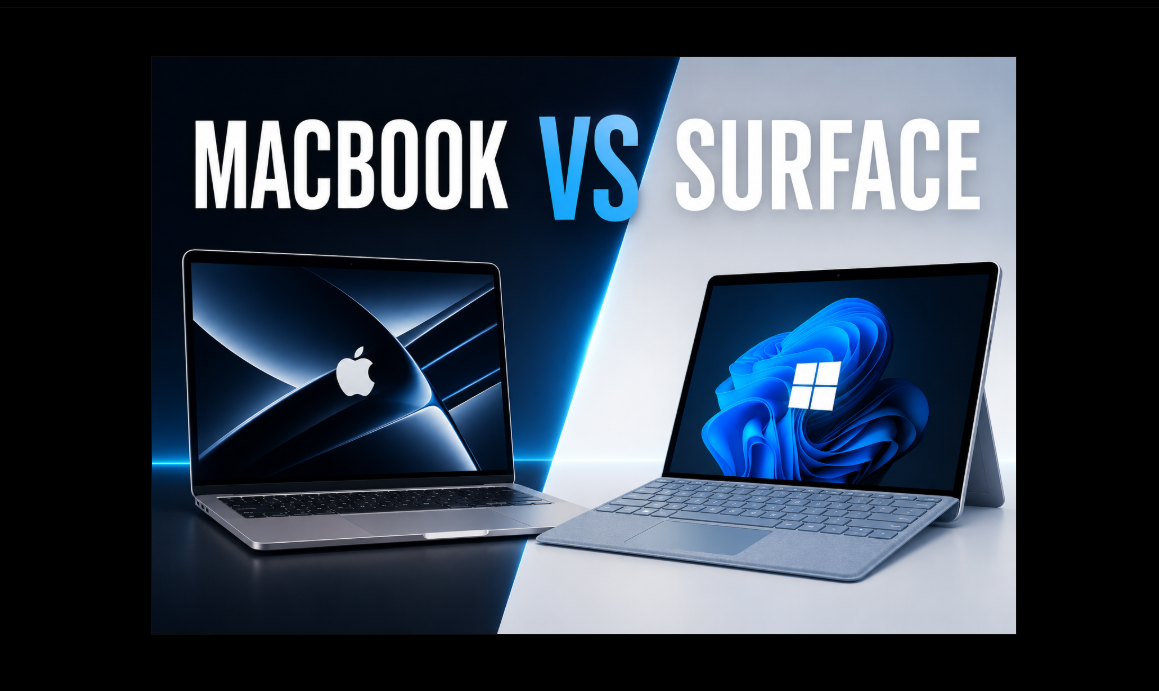 MacBook vs Surface: ¿Cuál comprar en 2026? Comparativa completa