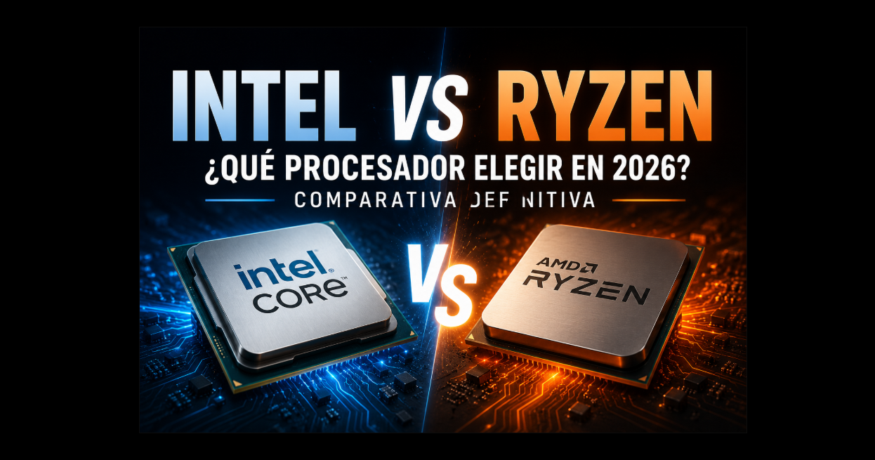 Intel vs Ryzen: ¿Qué procesador elegir en 2026? Comparativa definitiva