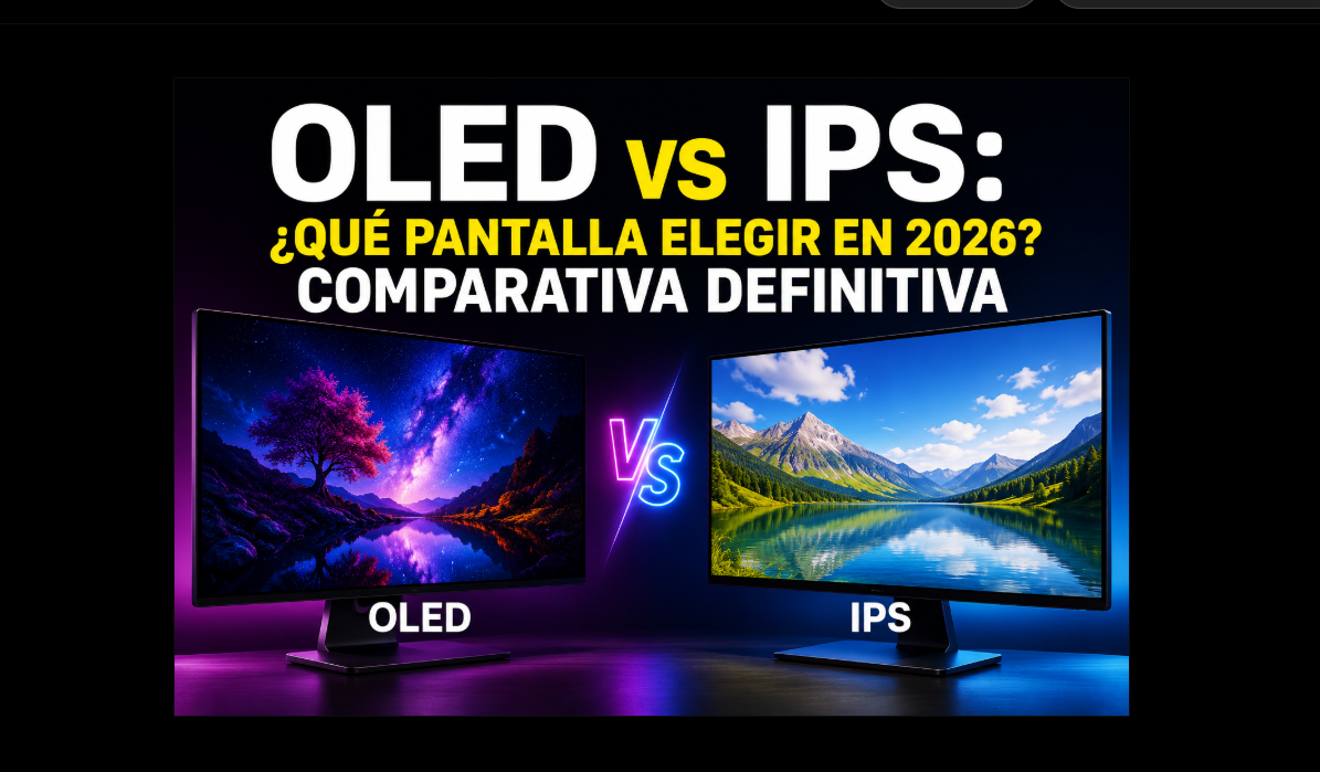 OLED vs IPS: ¿Qué pantalla elegir en 2026? Comparativa definitiva
