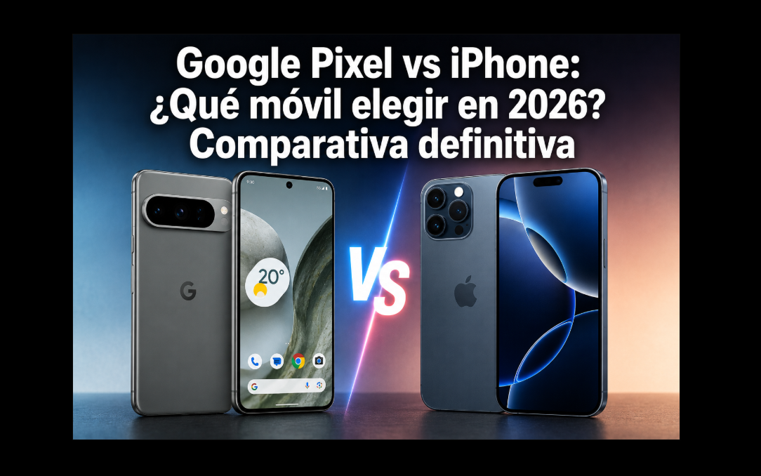 Google Pixel vs iPhone: ¿Qué móvil elegir en 2026? Comparativa definitiva