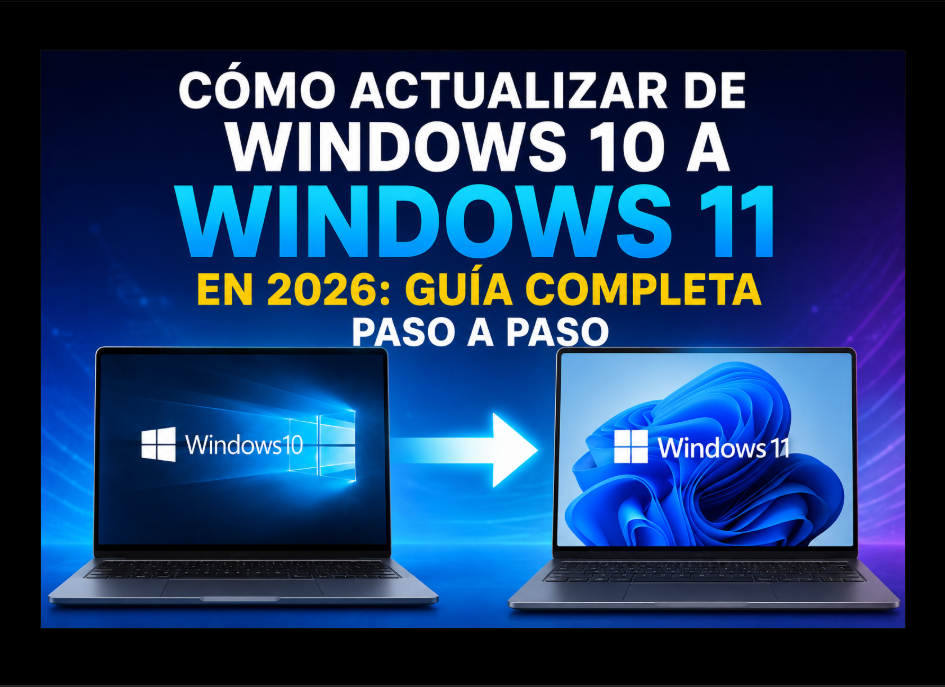 Cómo actualizar de Windows 10 a Windows 11 en 2026: guía completa paso a paso