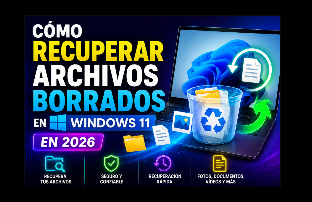 Cómo recuperar archivos borrados en Windows 11 en 2026