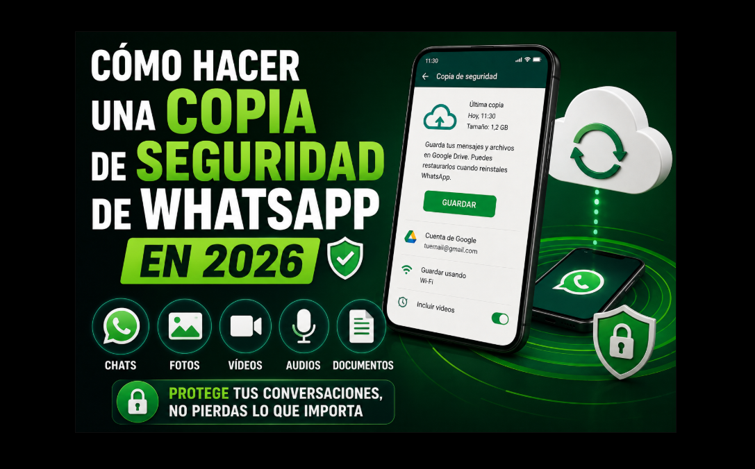 Cómo hacer una copia de seguridad de WhatsApp en 2026